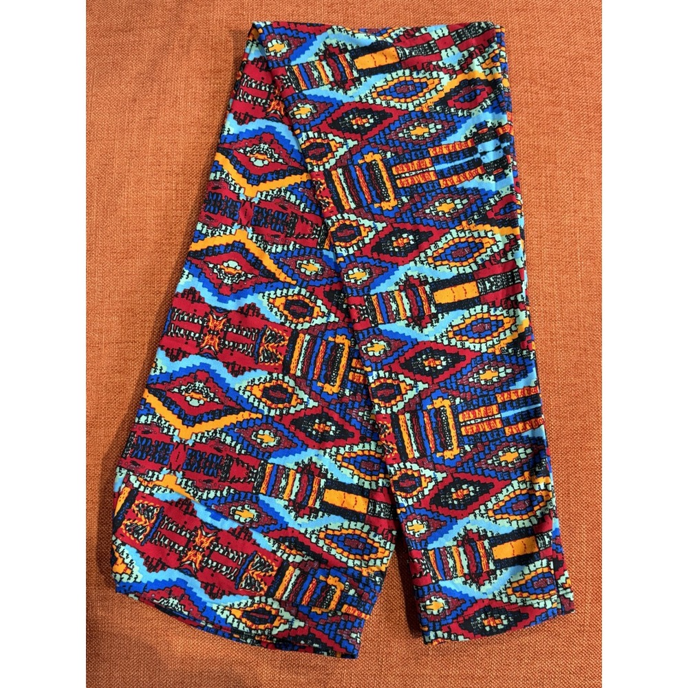 LuLaRoe Leggings Women TC Multicolor NWT Geometric Tribal Print Tall & Curvy - Picture 1 of 4